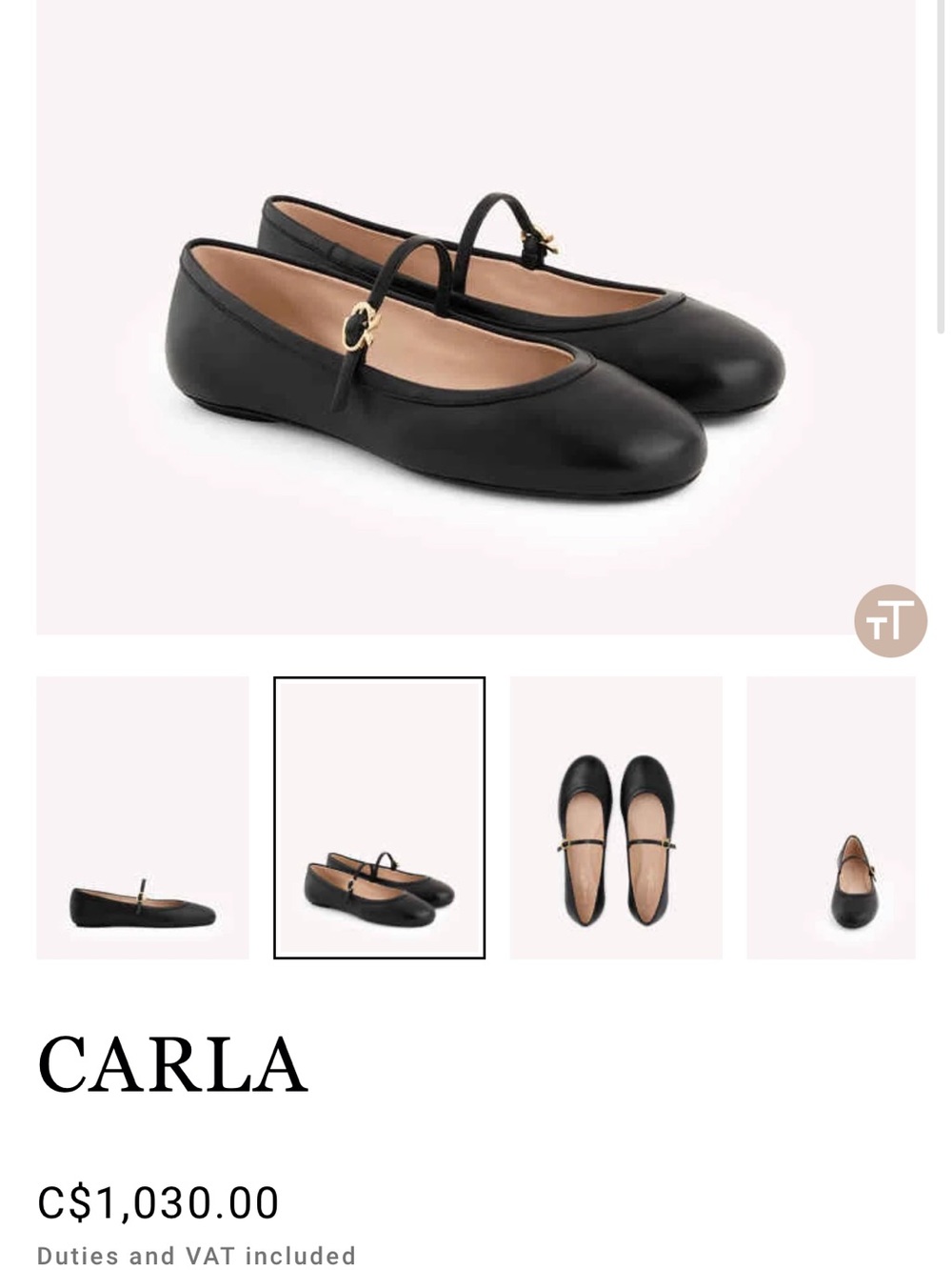 Gianvito Rossi Leather Carla Flats